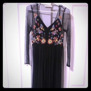 Zara midi tulle dress!